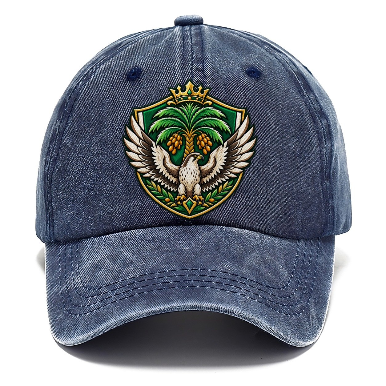 Saudi Arabia Heraldic Crest Country Logos Classic Cap – Twilight Navy