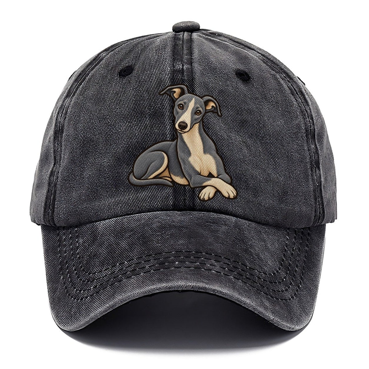 Blue Whippet Lounging Fan Favorites Classic Cap – Graphite