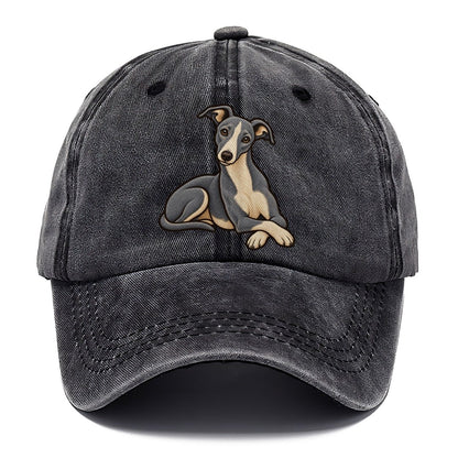 Blue Whippet Lounging Fan Favorites Classic Cap – Graphite