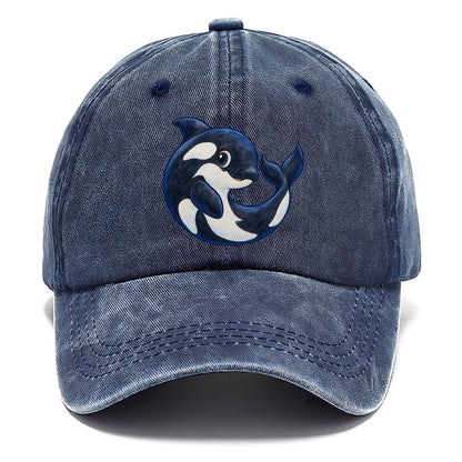 Orca Moon Curl Sea Sprite Classic Cap – Twilight Navy