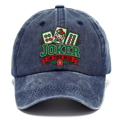 Joker In The Mix Mahjong Game Night Classic Cap – Twilight Navy