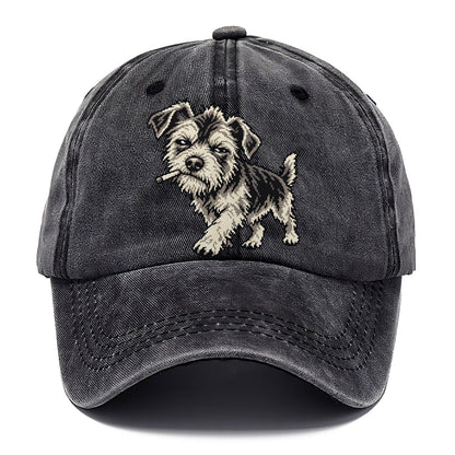 Scruffy Dog with Cigarette Classic Cap – Graphite
