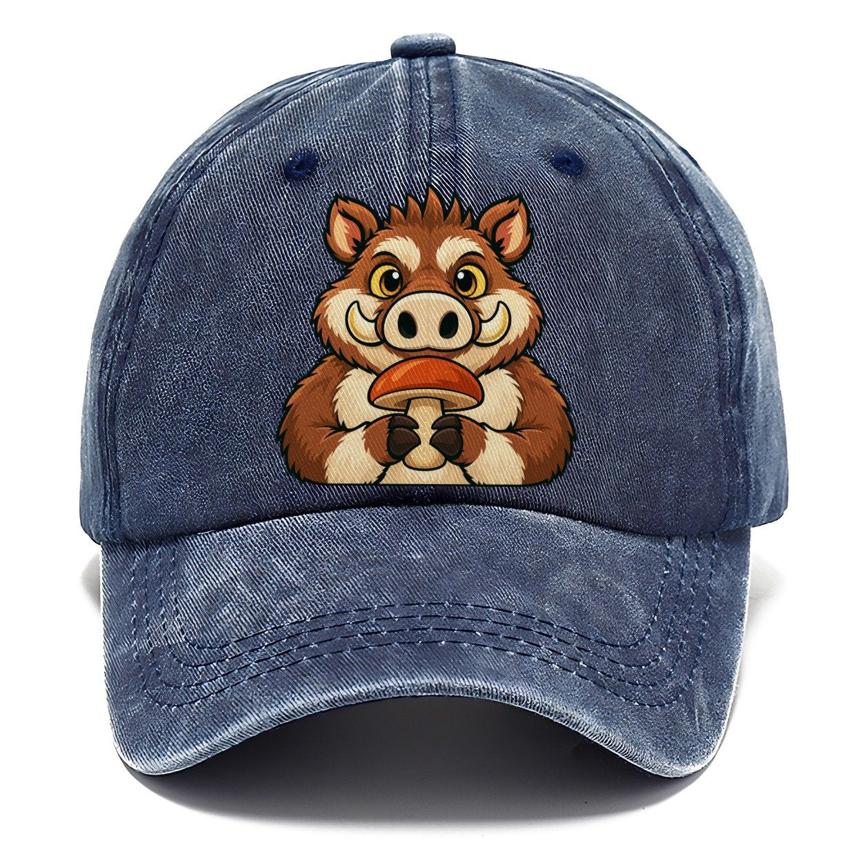 Boar Got There First Foraging And Mycology Classic Cap – Twilight Navy