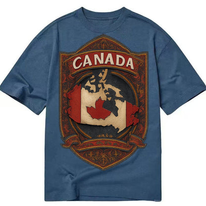Canada Map Classic T-shirt – Twilight Navy