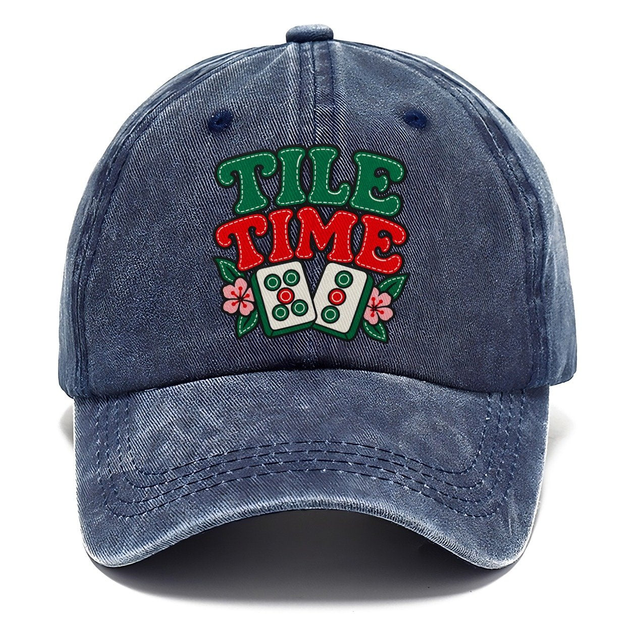 Tile Time Mahjong Game Night Classic Cap – Twilight Navy