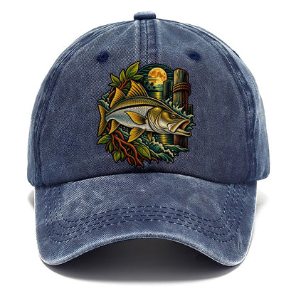 Snook Night Hunter Fishing Club Classic Cap – Twilight Navy