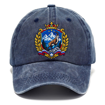 Slovenia Heraldic Crest Country Logos Classic Cap – Twilight Navy