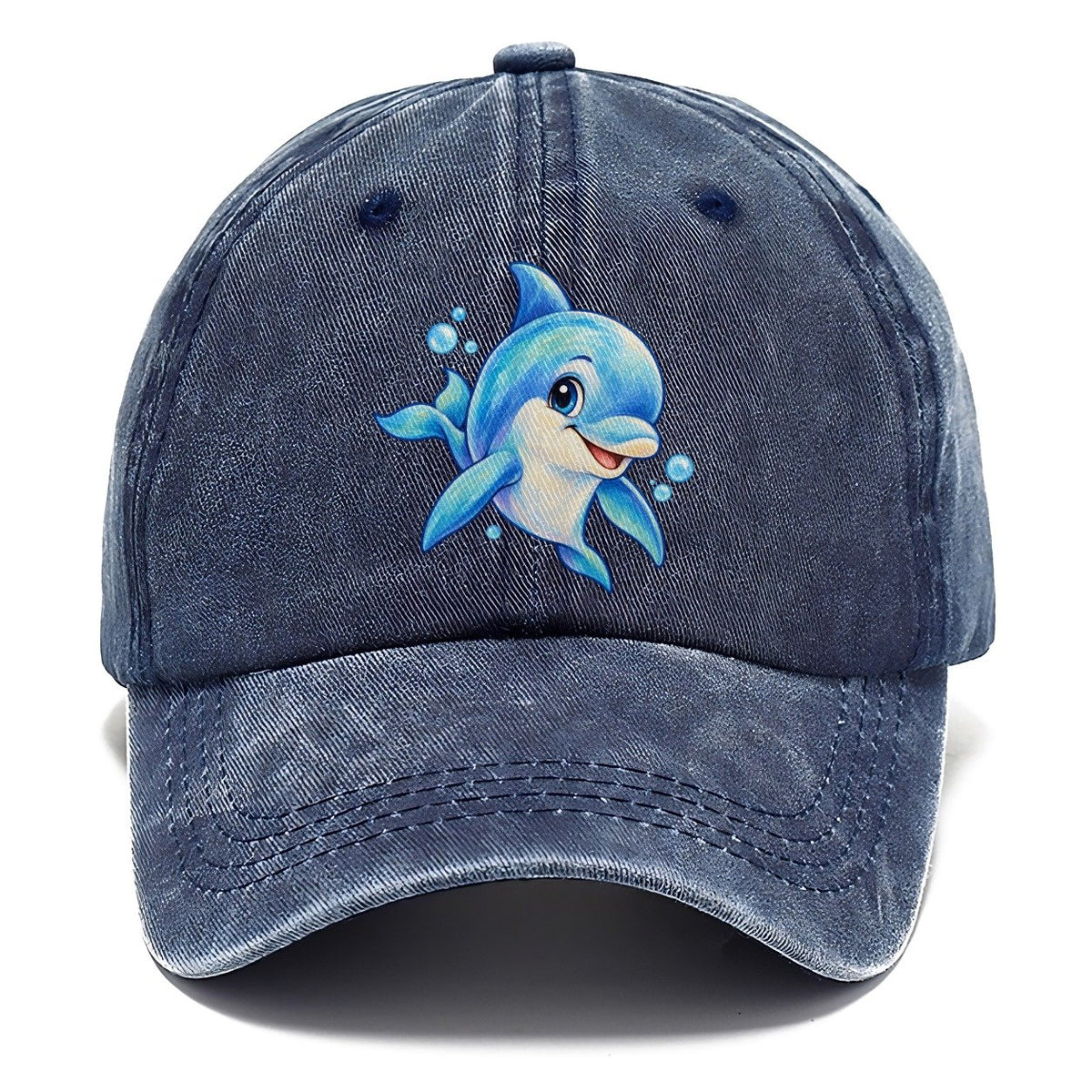 Dolphin Three Quarter Swim Sea Sprite Classic Cap – Twilight Navy