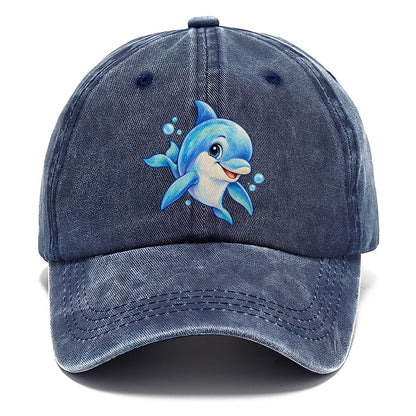 Dolphin Three Quarter Swim Sea Sprite Classic Cap – Twilight Navy