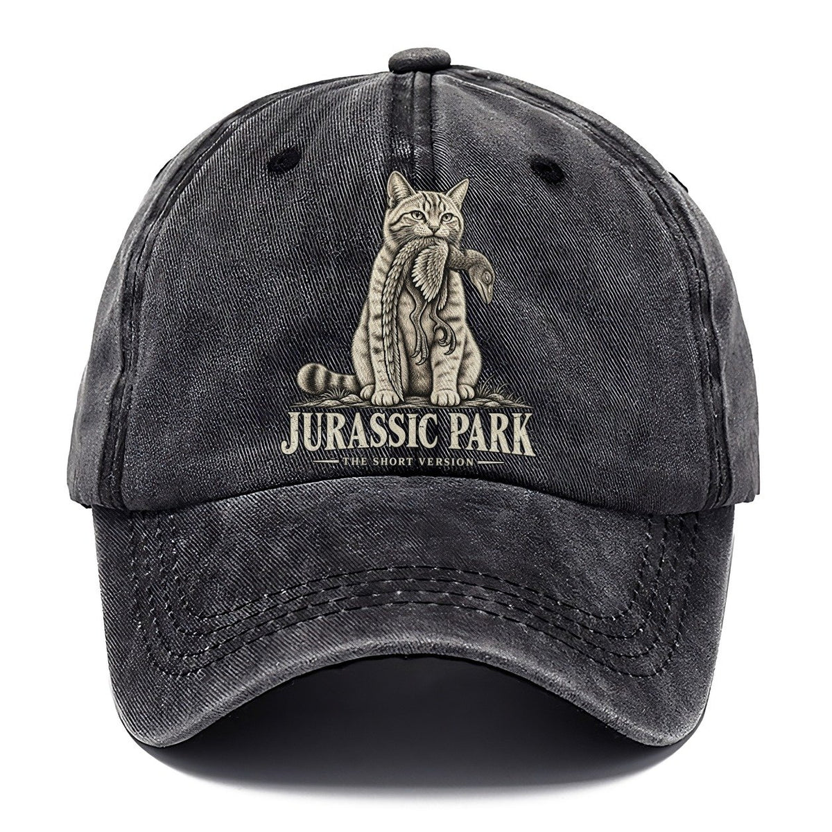 Jurassic Park Short Version Cats Classic Cap – Graphite