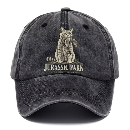 Jurassic Park Short Version Cats Classic Cap – Graphite