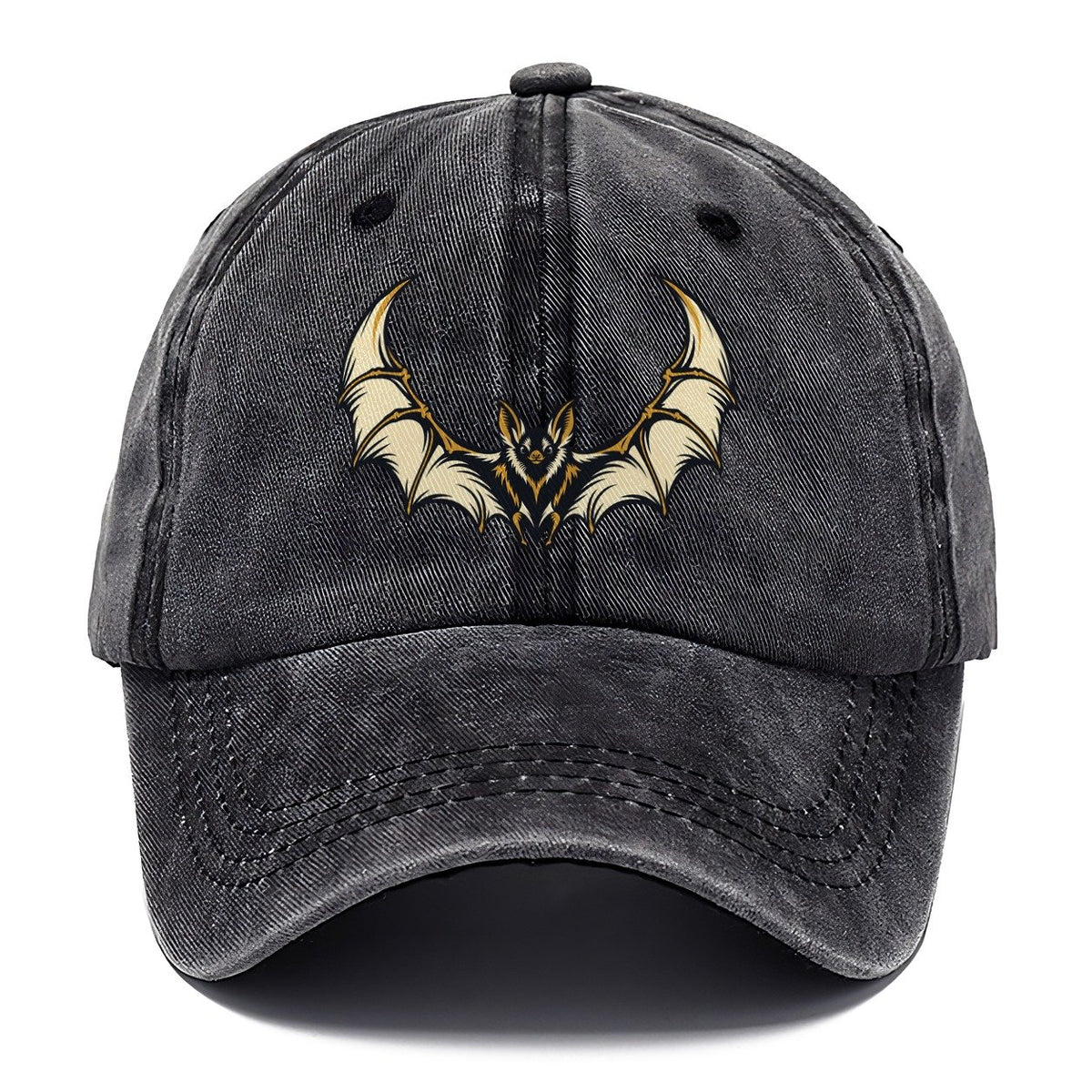 Bat Crescent Wings Sundown Familiars Classic Cap – Graphite