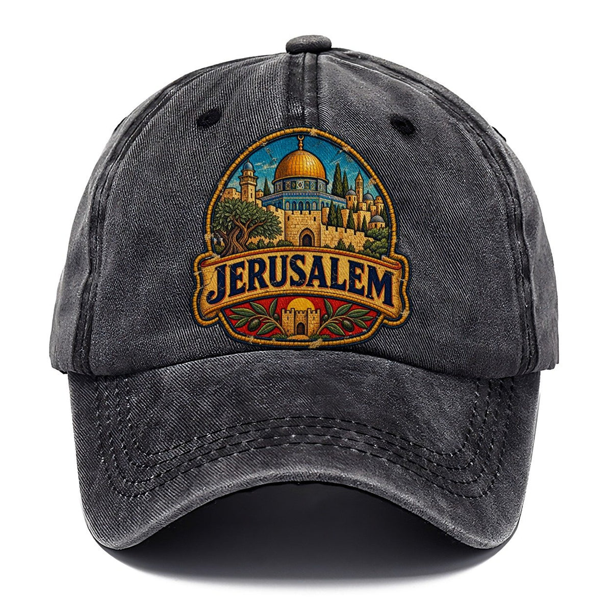 Jerusalem Travel Patch Jerusalem Classic Cap – Graphite