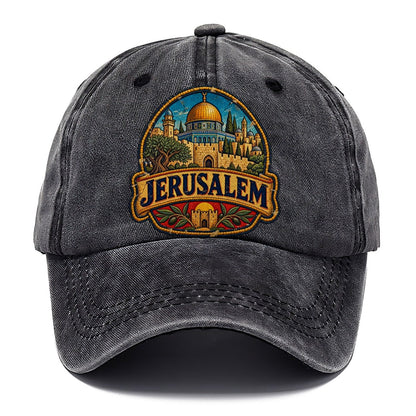 Jerusalem Travel Patch Jerusalem Classic Cap – Graphite