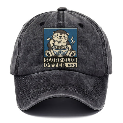 Otter Udon Slurp Club Classic Cap – Graphite