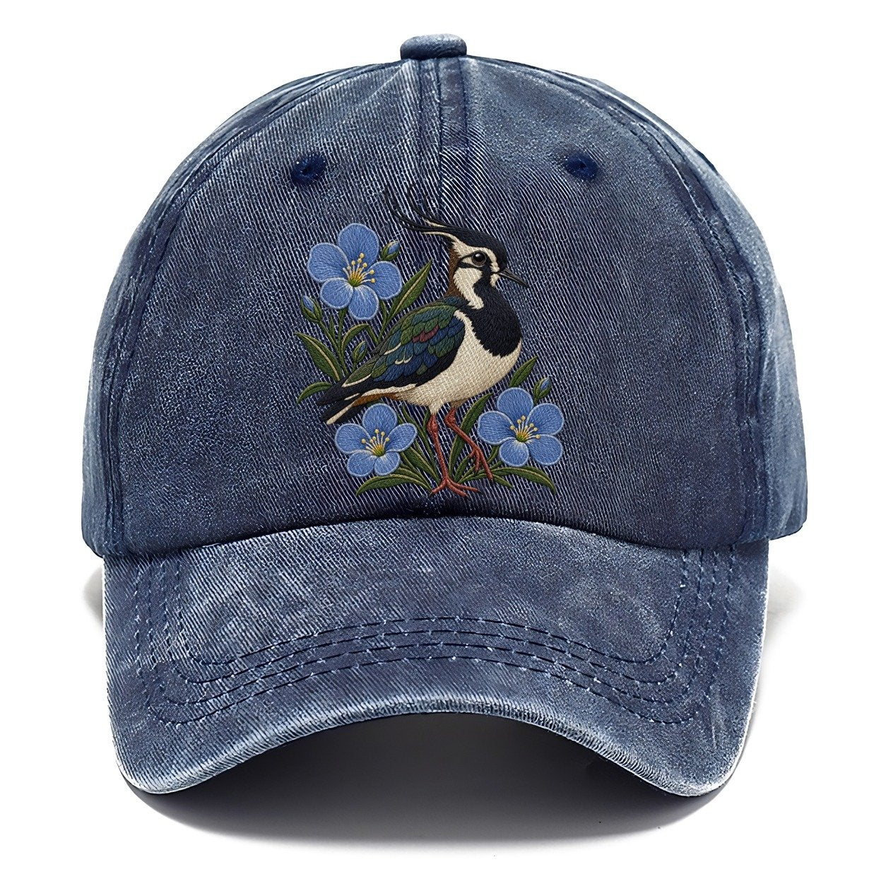 Northern Irish Flax And Lapwing Uk Culture Heritage Classic Cap – Twilight Navy