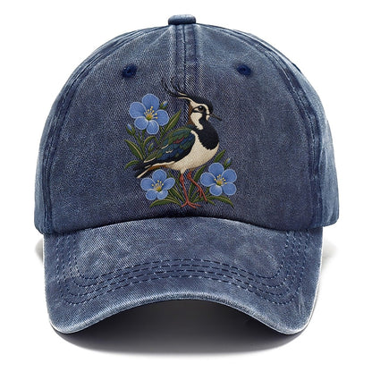 Northern Irish Flax And Lapwing Uk Culture Heritage Classic Cap – Twilight Navy