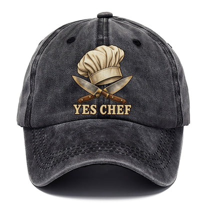 Chef Hat Yes Chef Fan Favorites Classic Cap – Graphite