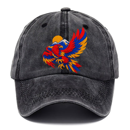Eagle Over Mountain Sun Classic Cap – Graphite