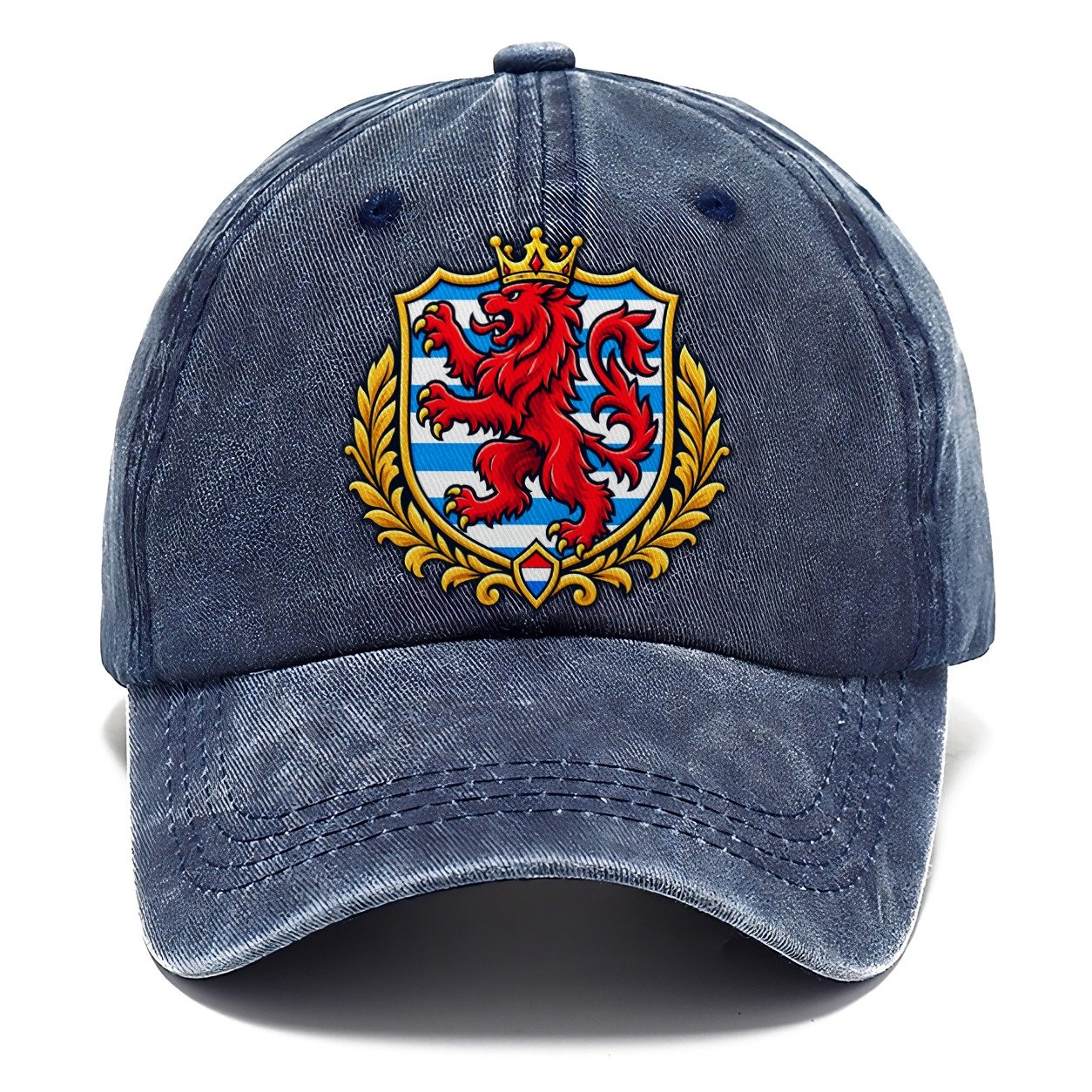 Luxembourg Minimal Emblem Country Logos Classic Cap – Twilight Navy