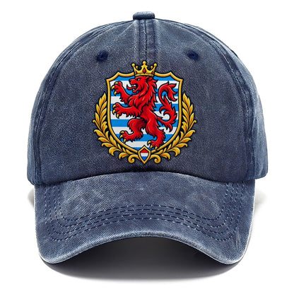 Luxembourg Minimal Emblem Country Logos Classic Cap – Twilight Navy