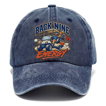 Back Nine Energy Golf Life Classic Cap – Twilight Navy