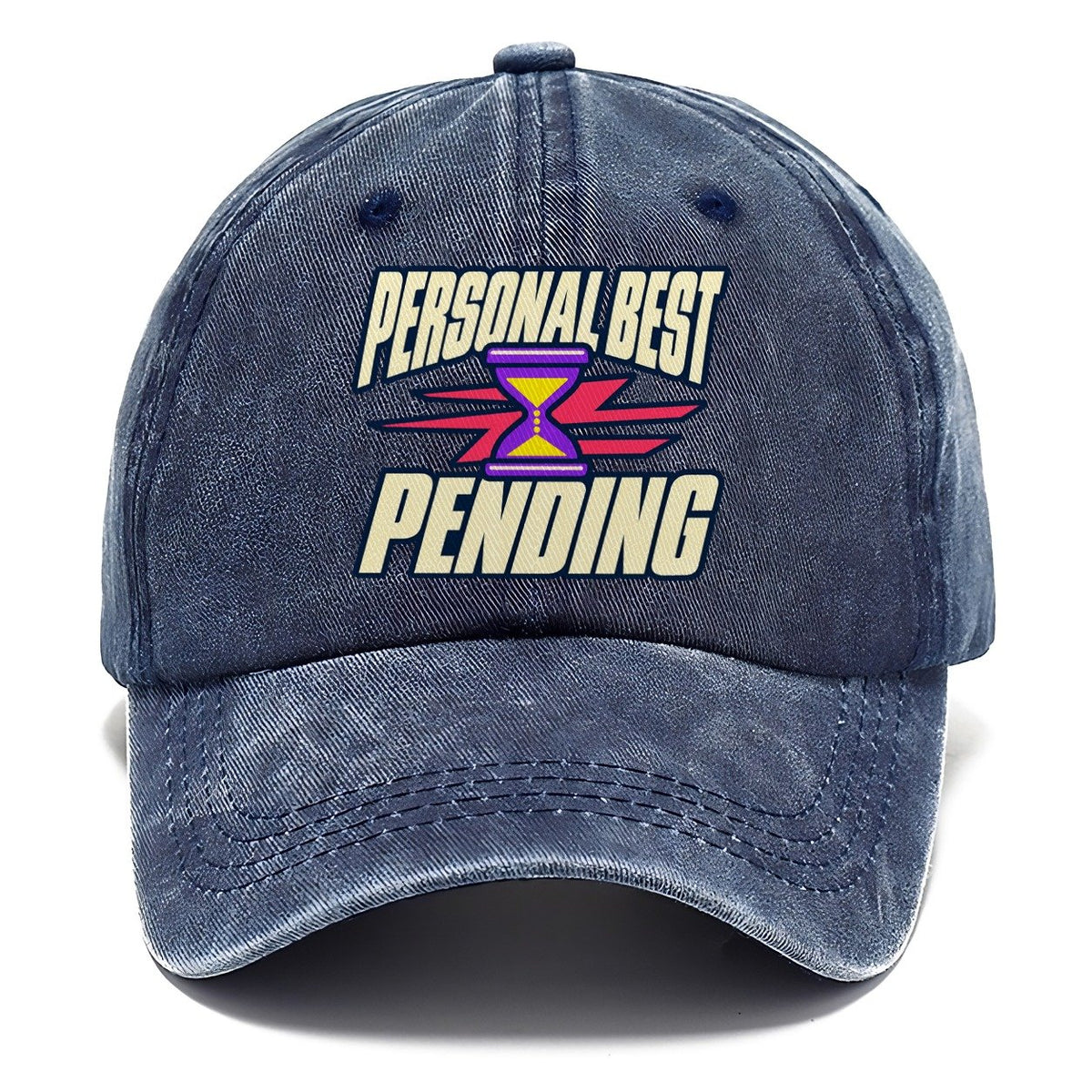 Personal Best Pending 90S Running Clubs Classic Cap – Twilight Navy