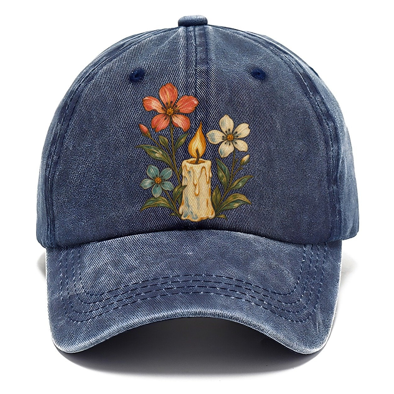Candle Wildflower Vigil Gentle Wild Classic Cap – Twilight Navy
