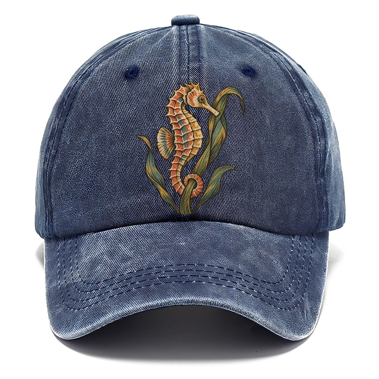 Seahorse Eelgrass Cradle Gentle Wild Classic Cap – Twilight Navy