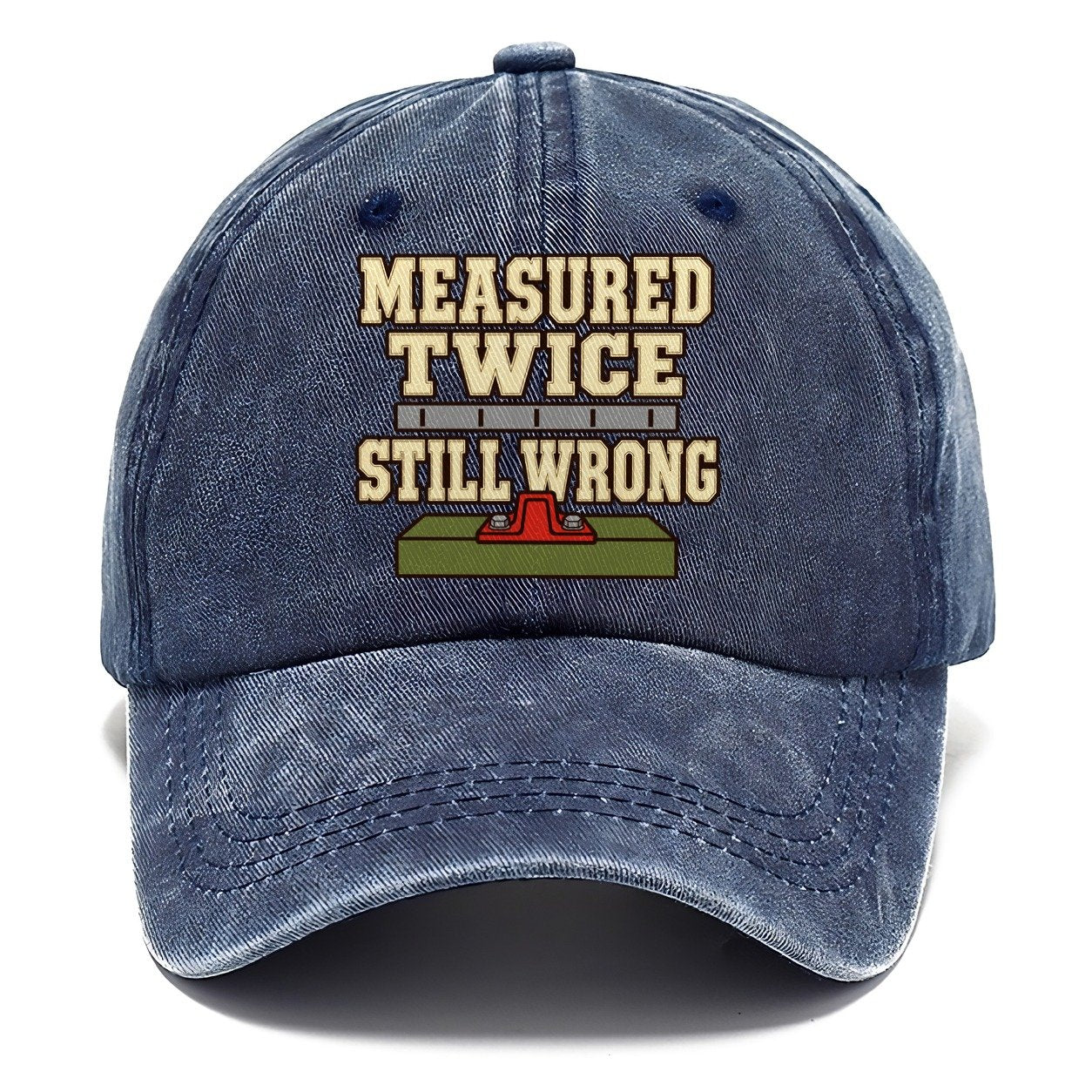 Measured Twice Still Wrong Model Railways Classic Cap – Twilight Navy