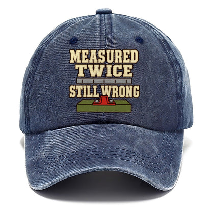 Measured Twice Still Wrong Model Railways Classic Cap – Twilight Navy