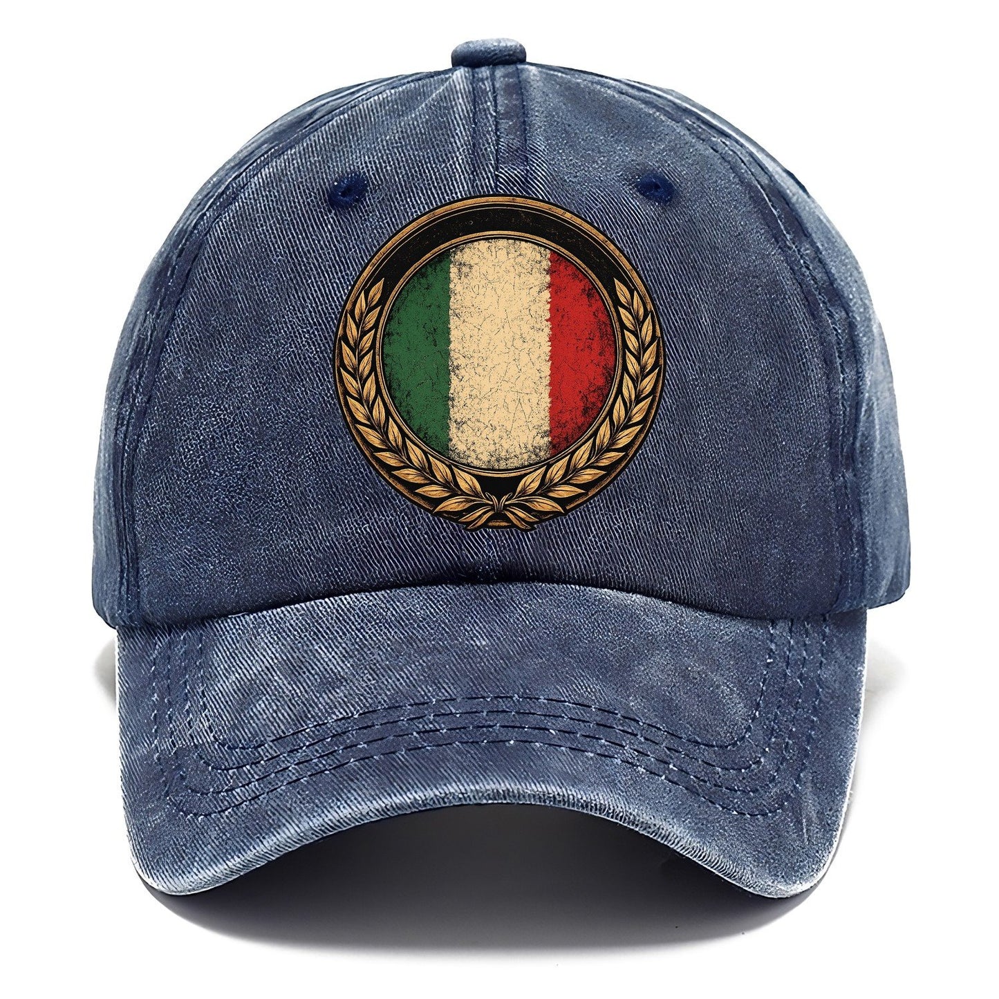Italian Crest Classic Cap – Twilight Navy