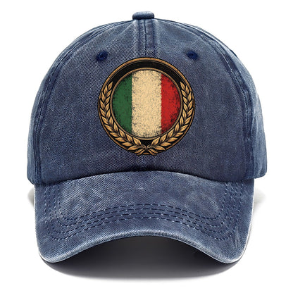 Italian Crest Classic Cap – Twilight Navy