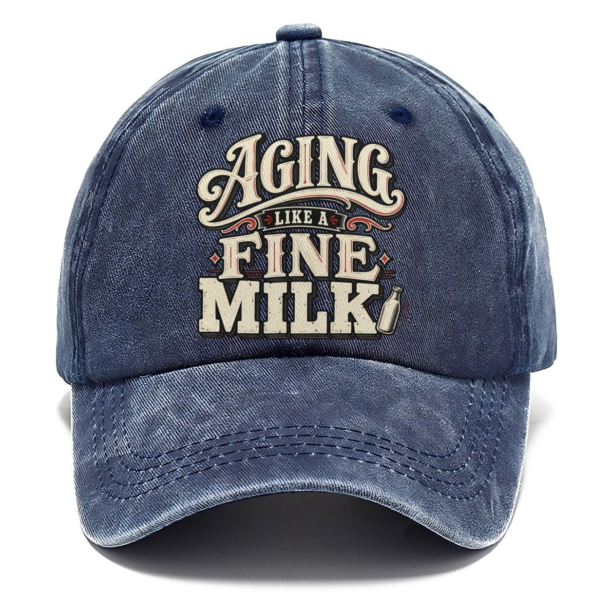 Aging Like A Fine Milk American Wit Classic Cap – Twilight Navy