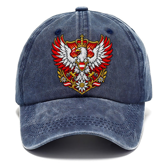 Austria Heraldic Crest Country Logos Classic Cap – Twilight Navy