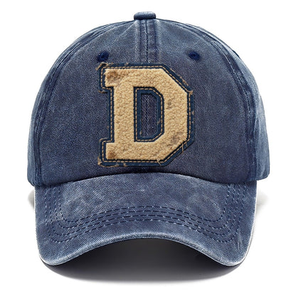 Varsity Chenille D Monogram Classic Cap – Twilight Navy