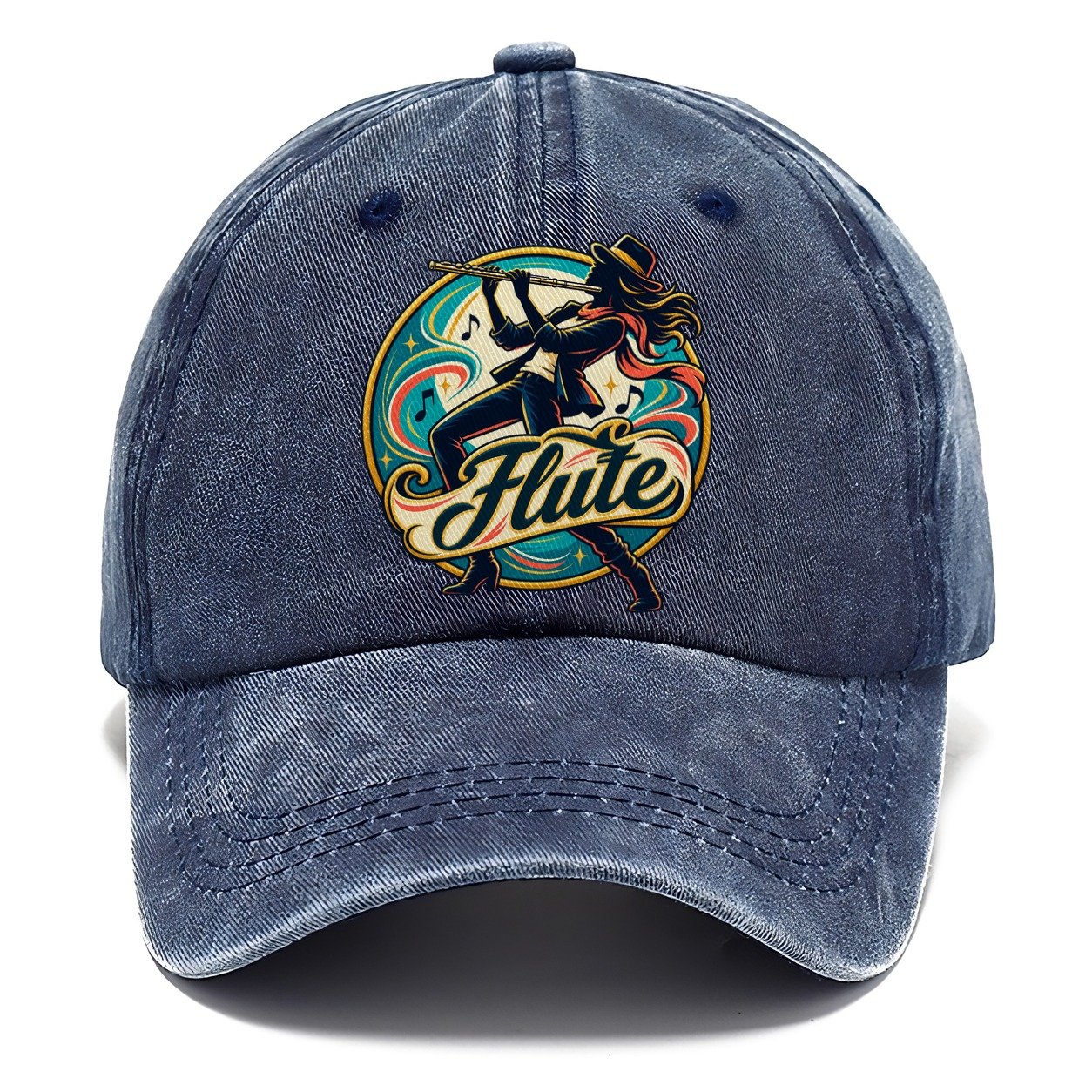 Flute Crest Music Instruments Classic Cap – Twilight Navy