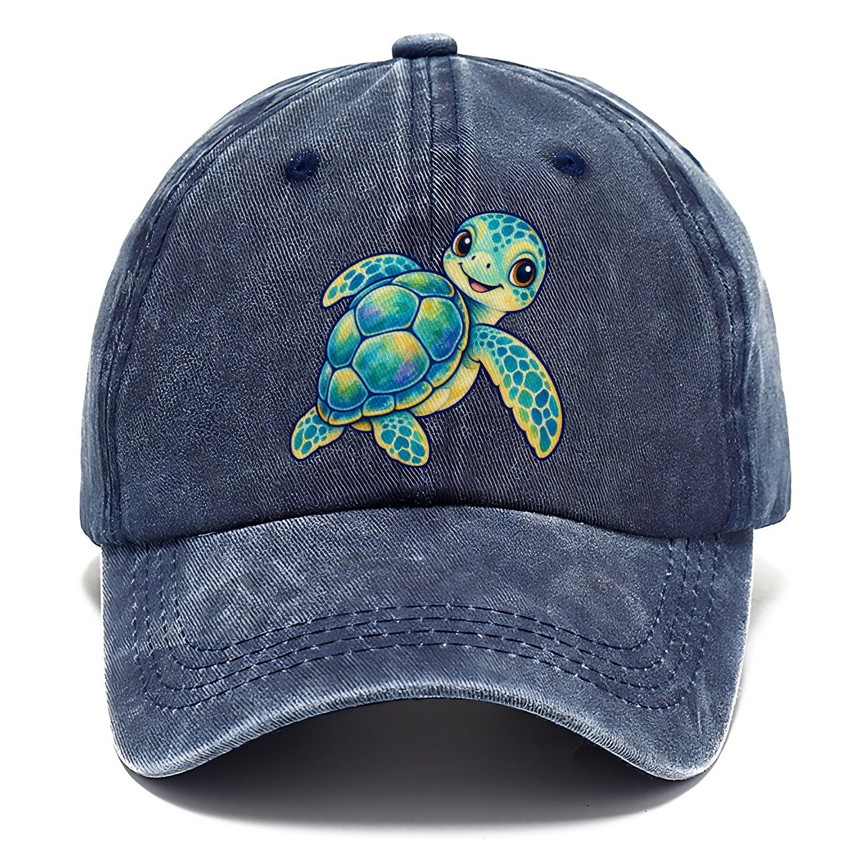 Sea Turtle Shell Turn Sea Sprite Classic Cap – Twilight Navy