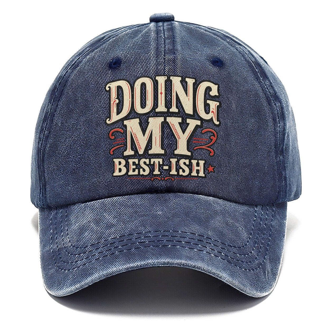 Doing My Best Ish American Wit Classic Cap – Twilight Navy