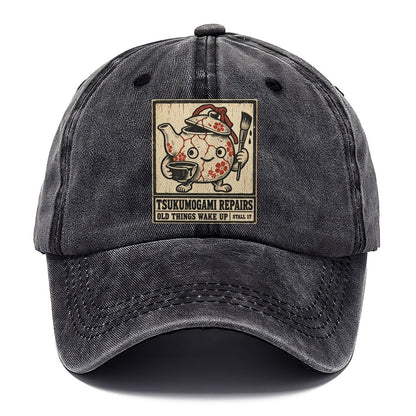 Tsukumogami Repairs Yokai Night Market Classic Cap – Graphite