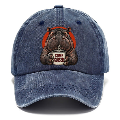 Hippopotamus Mug Truths Classic Cap – Twilight Navy