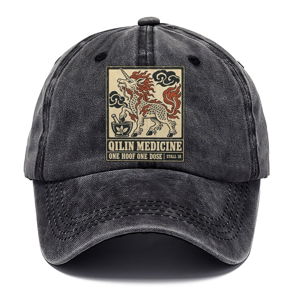Kirin Medicine Yokai Night Market Classic Cap – Graphite