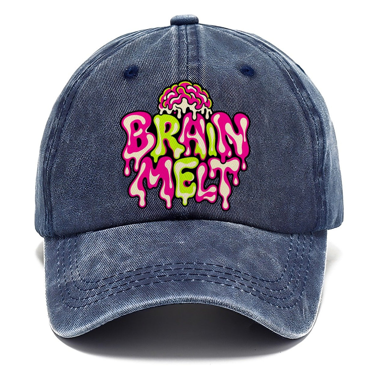 Brain Melt Crazy Styles Classic Cap – Twilight Navy