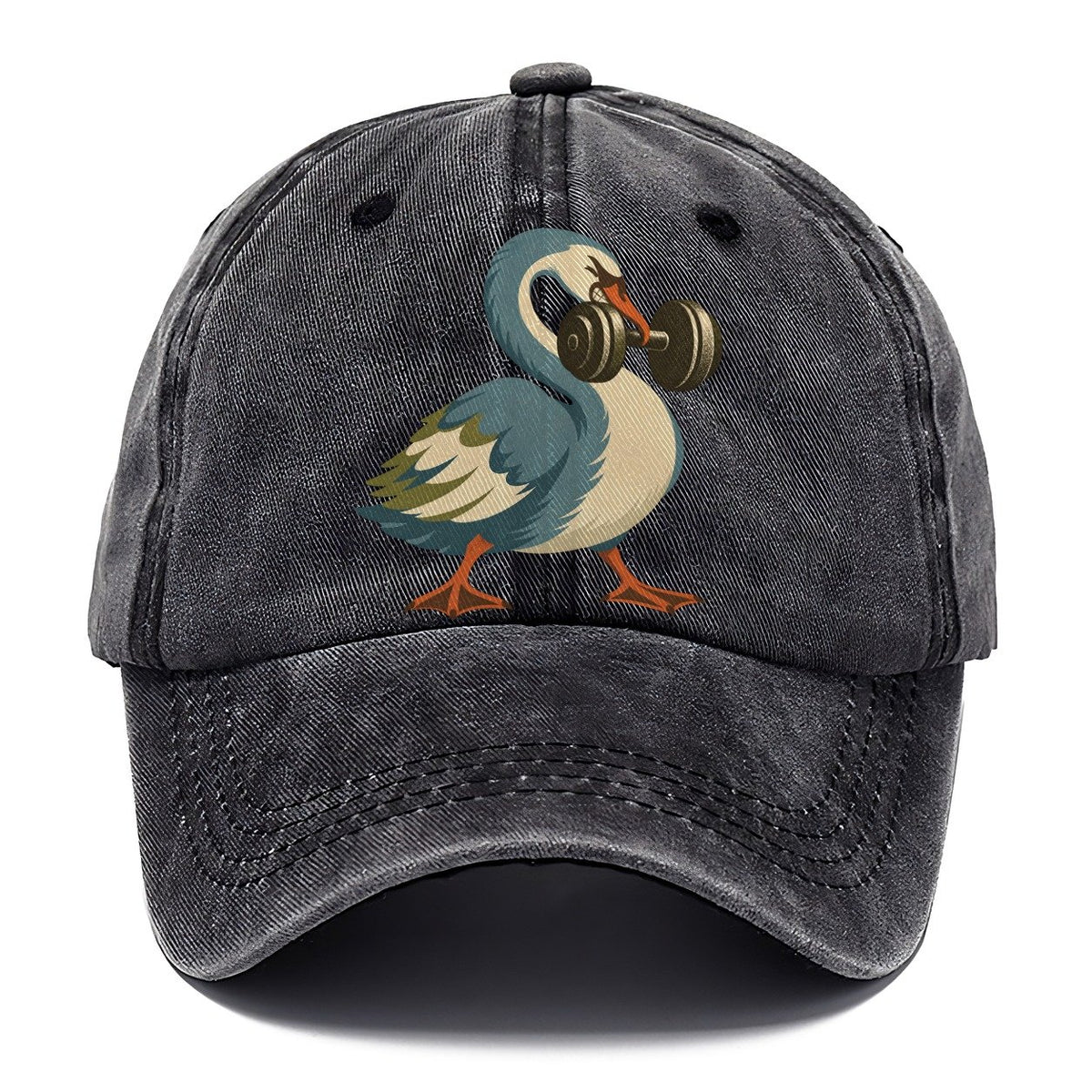 Swan Neck Curl Animal Lifters Classic Cap – Graphite