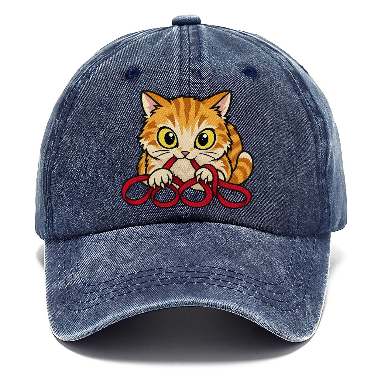 The Floss Bandit Needlework Classic Cap – Twilight Navy