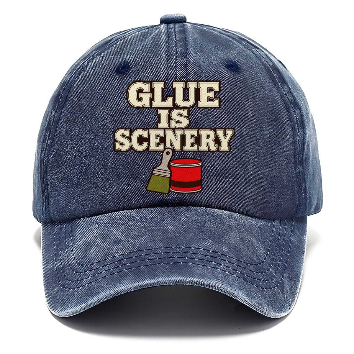 Glue Is Scenery Model Railways Classic Cap – Twilight Navy