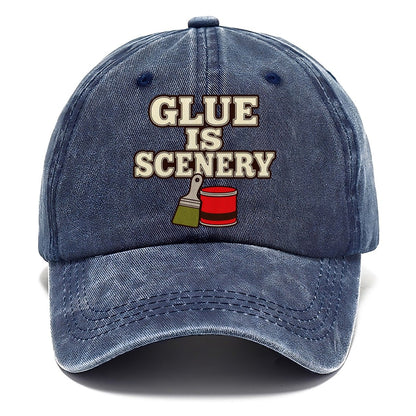 Glue Is Scenery Model Railways Classic Cap – Twilight Navy