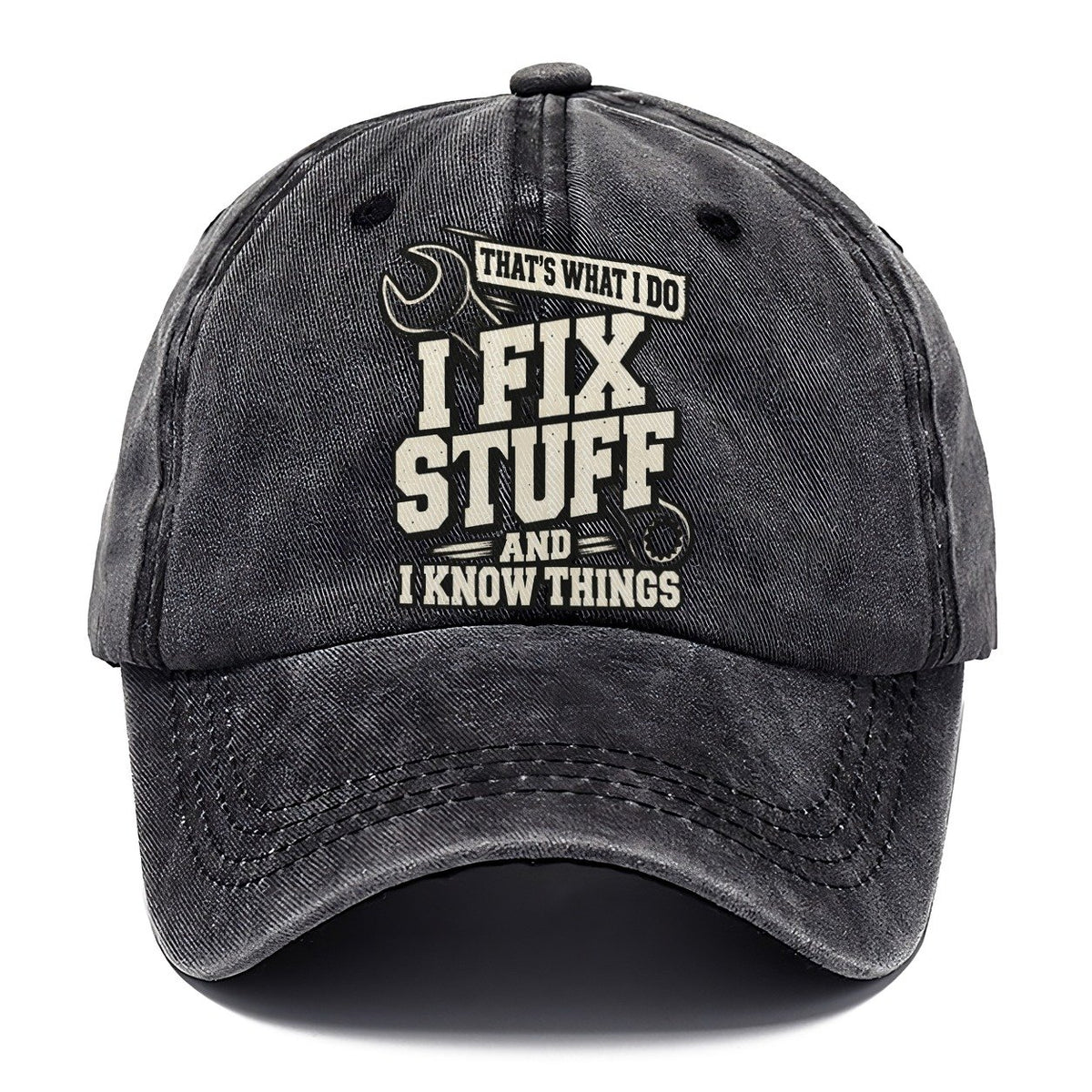 That's What I Do I Fix Stuff Classic Cap – Graphite