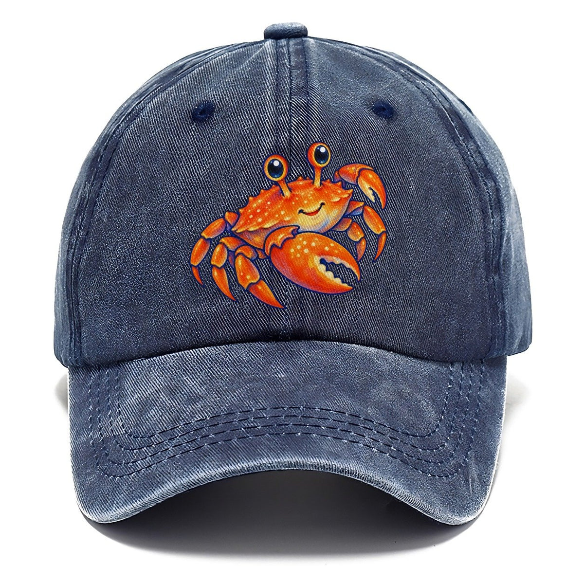 Crab Side Scuttle Sea Sprite Classic Cap – Twilight Navy