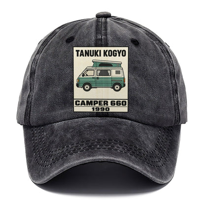 Tanuki Camper Showa Speed Plates Classic Cap – Graphite